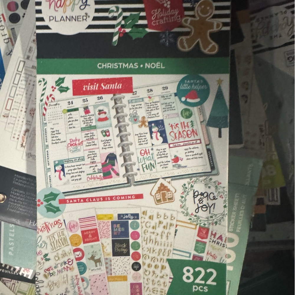 The Happy Planner Christmas Noel Sticker Collection